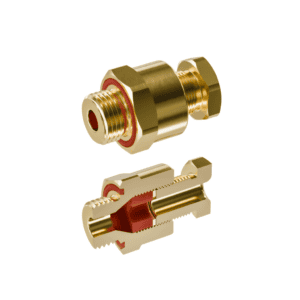 TRANBERG® Kabelgjennomføring E204/622 - Messing