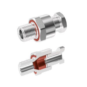 Cable Gland Exe: E204/622 M16/B1/15mm (D5,0-9,1mm) AISI316