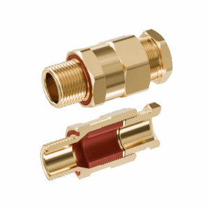 Cable Gland Exd/e: D620 M20/C1/15mm (D9,0-14,3mm) Brass