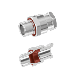 Cable Gland Exe: E204/622 M20/C1/15mm (D9,0-14,3mm) AISI316
