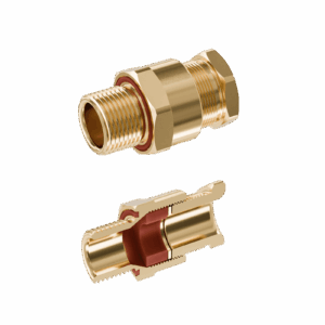 Cable Gland Exe: E204/622 M20/C1/15mm (D9,0-14,3mm) Brass