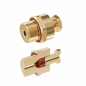 Cable Gland Exe: E204/622 M25/A1/15mm (D2,0-6,0mm) Brass