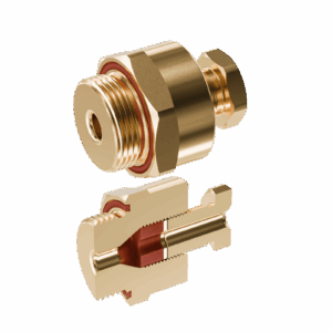 Cable Gland Exe: E204/622 M25/A1/9mm (D2,0-6,0mm) Brass