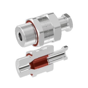 Cable Gland Exd/e: D620 M25/B1/15mm (D5,0-9,1mm) AISI316