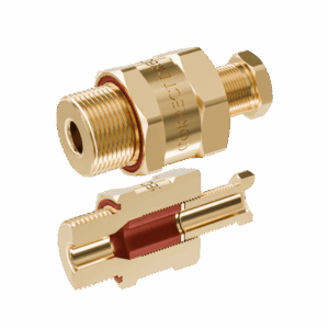 Cable Gland Exd/e: D620 M25/B1/15mm (D5,0-9,1mm) Brass