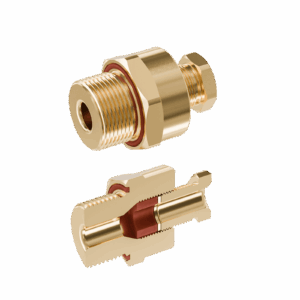 Cable Gland Exe: E204/622 M25/B1/15mm (D5,0-9,1mm) Brass