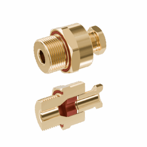 Cable Gland Exe: E204/622 M25/B2/15mm (D4,5-7,5mm) Brass