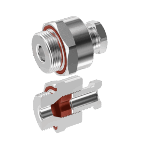 Cable Gland Exe: E204/622 M25/B2/9mm (D4,5-7,5mm) AISI316