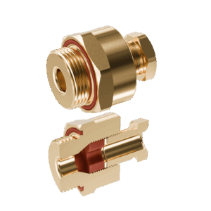 Cable Gland Exe: E204/622 M25/B2/9mm (D4,5-7,5mm) Brass