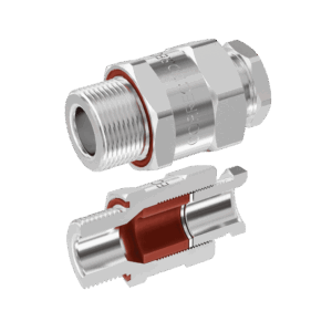 Cable Gland Exd/e: D620 M25/C1/15mm (D9,0-14,3mm) AISI316