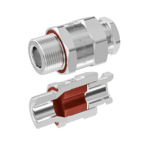 Cable Gland Exd/e: D620 M25/C2/15mm (D7,0-10,0mm) AISI316