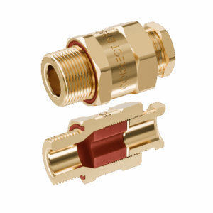 Cable Gland Exd/e: D620 M25/C2/15mm (D7,0-10,0mm) Brass