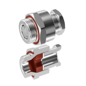 Cable Gland Exe: E204/622 M25/C2/9mm (D6,0-10,0mm) AISI316