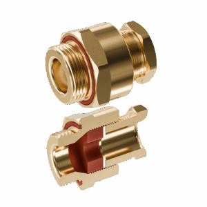 Cable Gland Exe: E204/622 M25/C2/9mm (D6,0-10,0mm) Brass