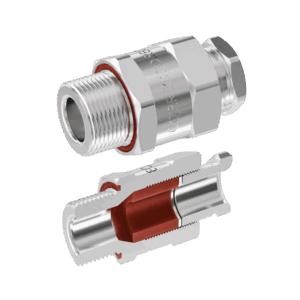 Cable Gland Exd/e: D620 M25/C3/15mm (D8,5-13,0mm) AISI316