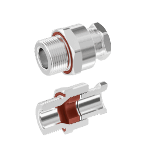 Cable Gland Exe: E204/622 M25/C3/15mm (D8,5-13,0mm) AISI316