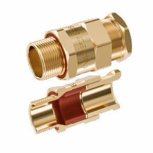 Cable Gland Exd/e: D620 M25/D1/15mm (D15,0-20,0mm) Brass