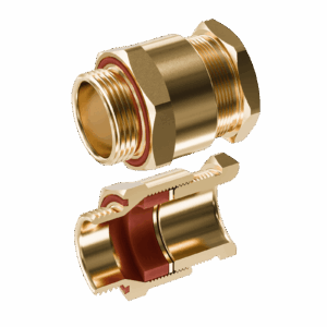 Cable Gland Exe: E204/622 M25/D1/9mm (D15,0-20,1mm) Brass