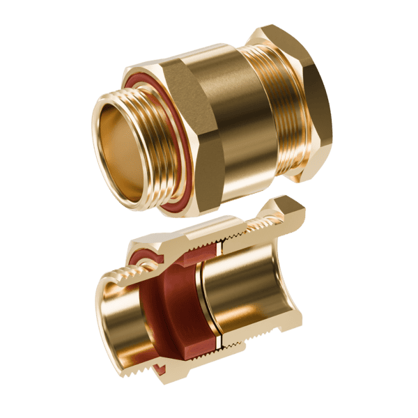 E204/622 cable gland ex e, brass and aisi 316