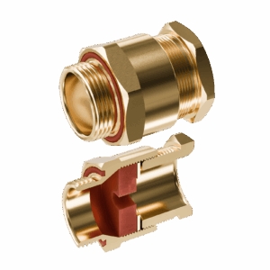 Cable Gland Exe E204/622 M25/D4/9mm (5x13mm) Brass