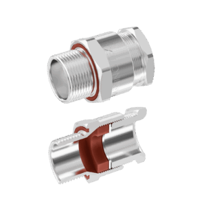 Cable Gland Exe: E204/622 M25/D9/15mm (D13,0-17,0mm) AISI316