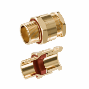 Cable Gland Exe: E204/622 M25/D9/15mm (D13,-17,0mm) Brass