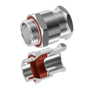 Cable Gland Exe: E204/622 M25/D9/9mm (D13,0-17,0mm) AISI316