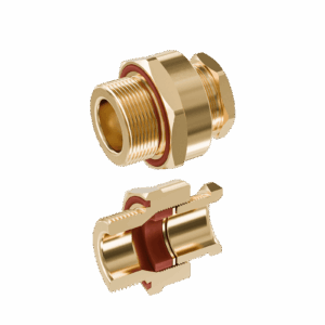 Cable Gland Exe: E204/622 M32/D1/15mm (D15,0-20,1mm) Brass