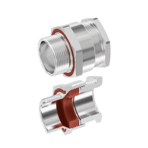 Cable Gland Exe: E204/622 M32/E2/15mm (D18,0-23,0mm) AISI316