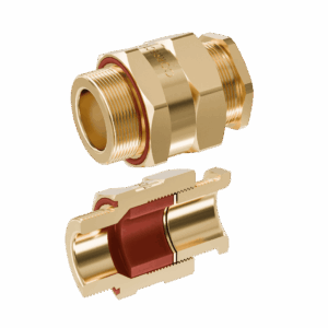 Cable Gland Exd/e: D620 M40/E1/15mm (D22,0-26,5mm) Brass