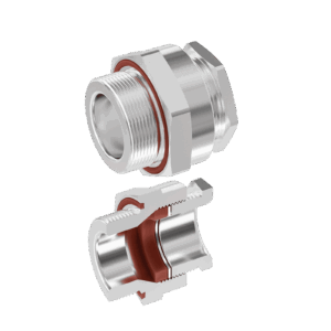 Cable Gland Exe: E204/622 M40/E1/15mm (D20,0-26,5mm) AISI316