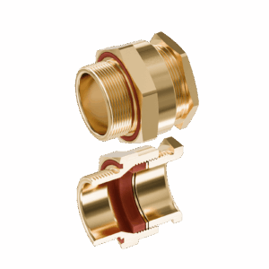 Cable Gland Exe: E204/622 M40/F1/15mm (D26,5-32,4mm) Brass