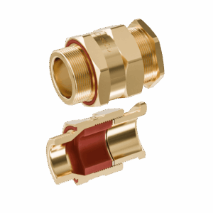 Cable Gland Exd/e: D620 M40/T1/15mm (D24,5-29,0mm) Brass