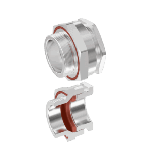 Cable Gland Exe: E204/622 M50/G2/15mm (D29,0-35,0mm) AISI316