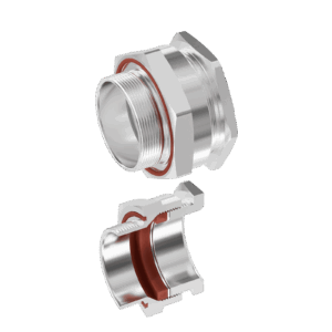 Cable Gland Exe: E204/622 M50/I1/15mm (D40,0-44,5mm) AISI316