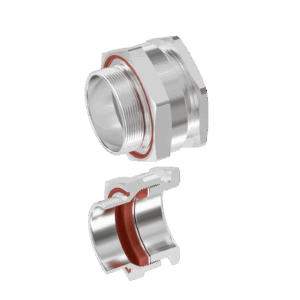 Cable Gland Exe: E204/622 M50/I2/15mm (D38,4-43,0mm) AISI316
