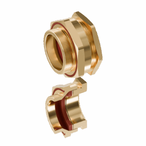 Cable Gland Exe: E204/622 M63/J1/15mm (D44,0-50,5mm) Brass
