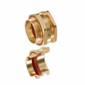Cable Gland Exe: E204/622 M63/K2/15mm (D47,0-53,0mm) Brass