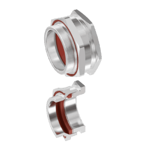Cable Gland Exe: E204/622 M75/L2/15mm (D58,0-63,0mm) AISI316
