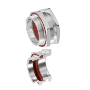 Cable Gland Exe: E204/622 M75/L4/15mm (D56,0-62,0mm) AISI316