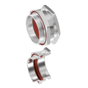 Cable Gland Exe: E204/622 M75/M1/15mm (D62,0-68,0mm) AISI316