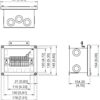 Ex junction box for heat tracing de ice wall mounted series tef1058