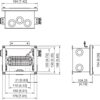 Ex junction box for heat tracing mounted series tef1058