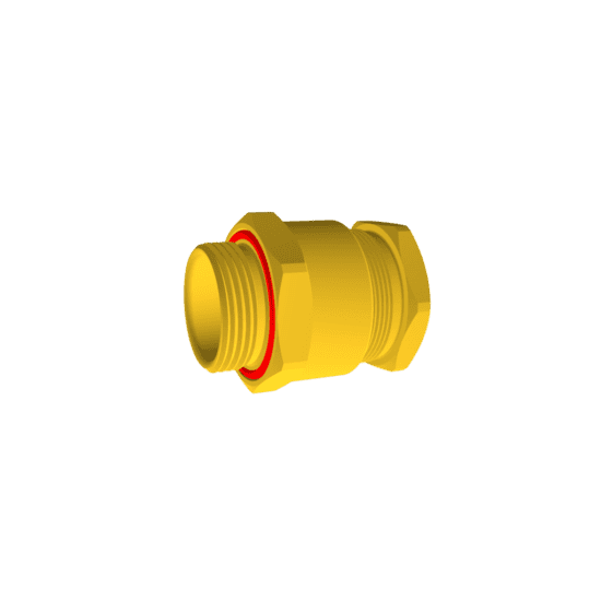 Cable Gland Exe: E204/622 M25/D1/9mm (D15,0-20,1mm) Brass