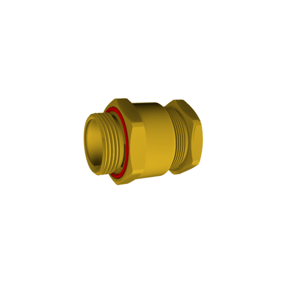 Cable Gland Exe: E204/622 M25/D2/9mm (D11,0-15,0mm) Brass