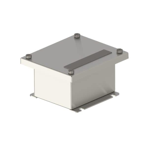 Tef 1058 junction box, stainless steel aisi 316l