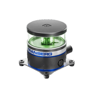 TEF 2880 Navigation Light LED Simplex All-Round 360° Green 2nm 24V Anodized Black Aluminium/Glass
