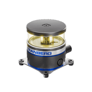 TEF 2880 Navigation Light LED Simplex Additional 181° Yellow >1nm 24V Anodized Black Aluminium/Glass