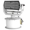 Tranberg tef 2650 led55 searchlight with 84 leds on stainless steel motor housing, white ral 9010